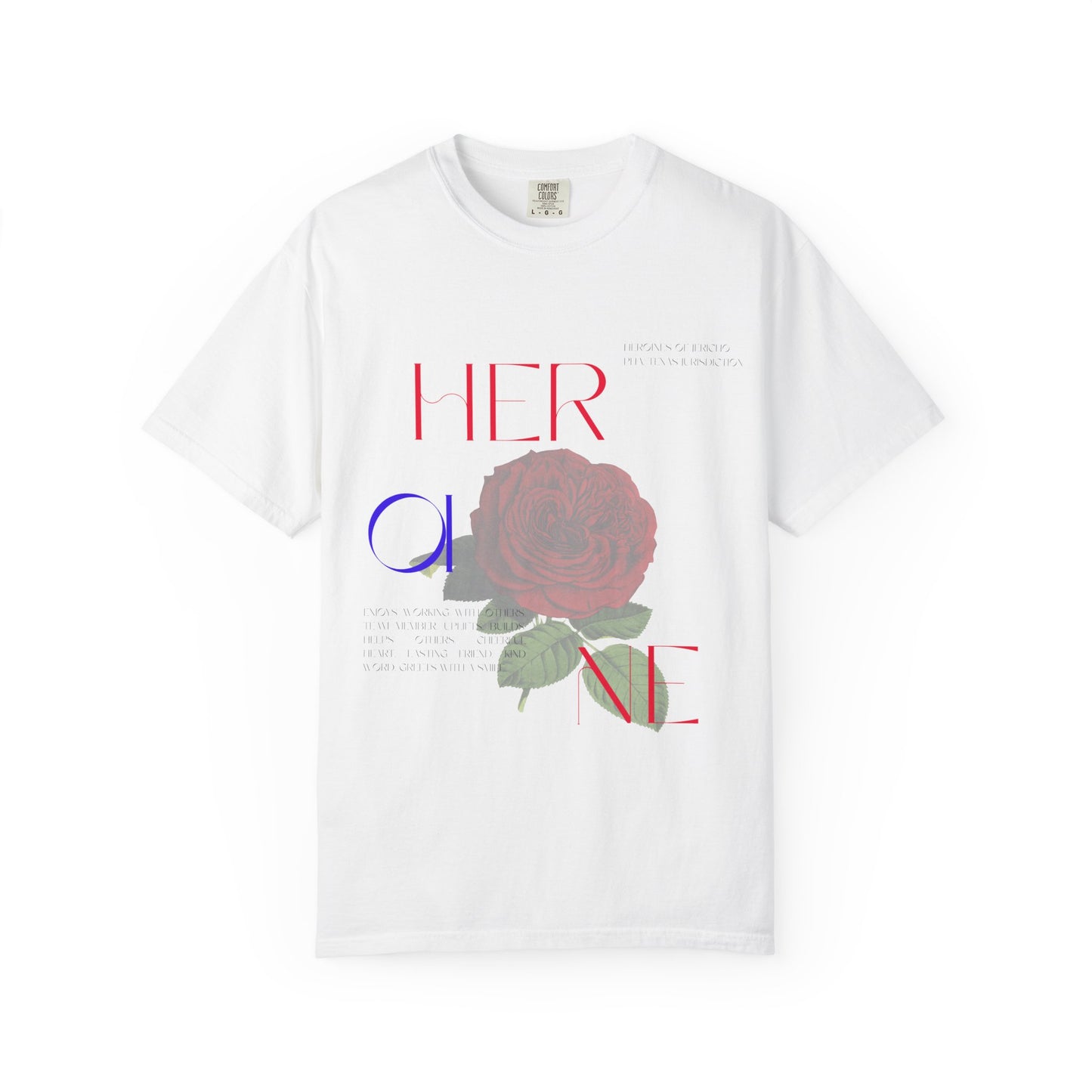 Her One Rose T-Shirt — Floral Graphic Tee