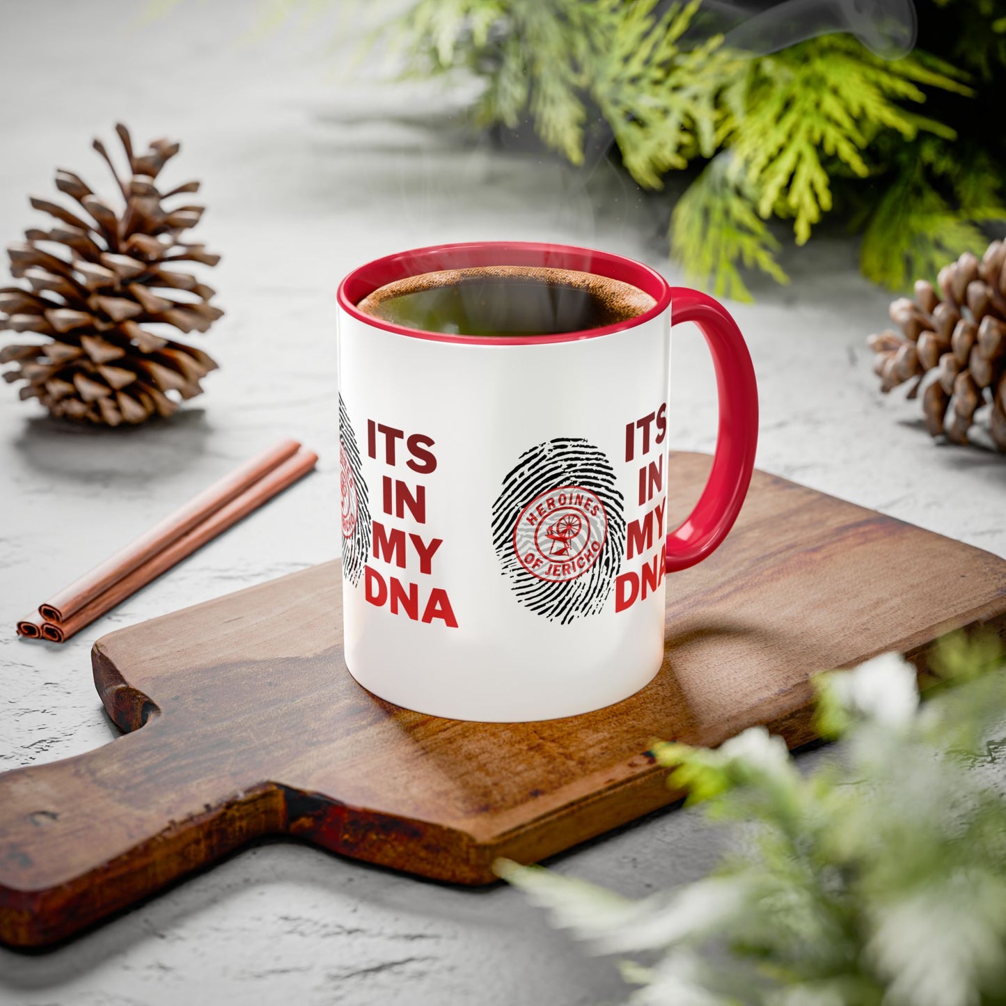 HOJ- Its In My DNA Mug — Heroine Thumbprint Design (11oz, 15oz)